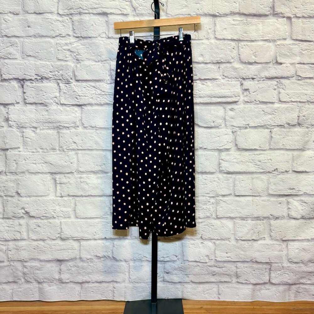 Zara Trafaluc Collection Black Pebble Print Culottes